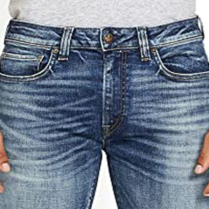 Jeans en denim de qualité supérieure OEM, taille personnalisée, coupe classique, pour hommes, avec couleur et logo personnalisés - Product Image 3