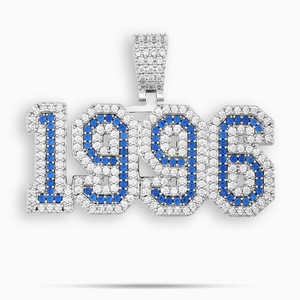 Collar con Colgante de Letras Personalizado de Moda Hip Hop con Cadena de Tenis, Plata 925 y Moissanita, para Hombre, Ideal para Fiestas y Eventos - Product Image 6