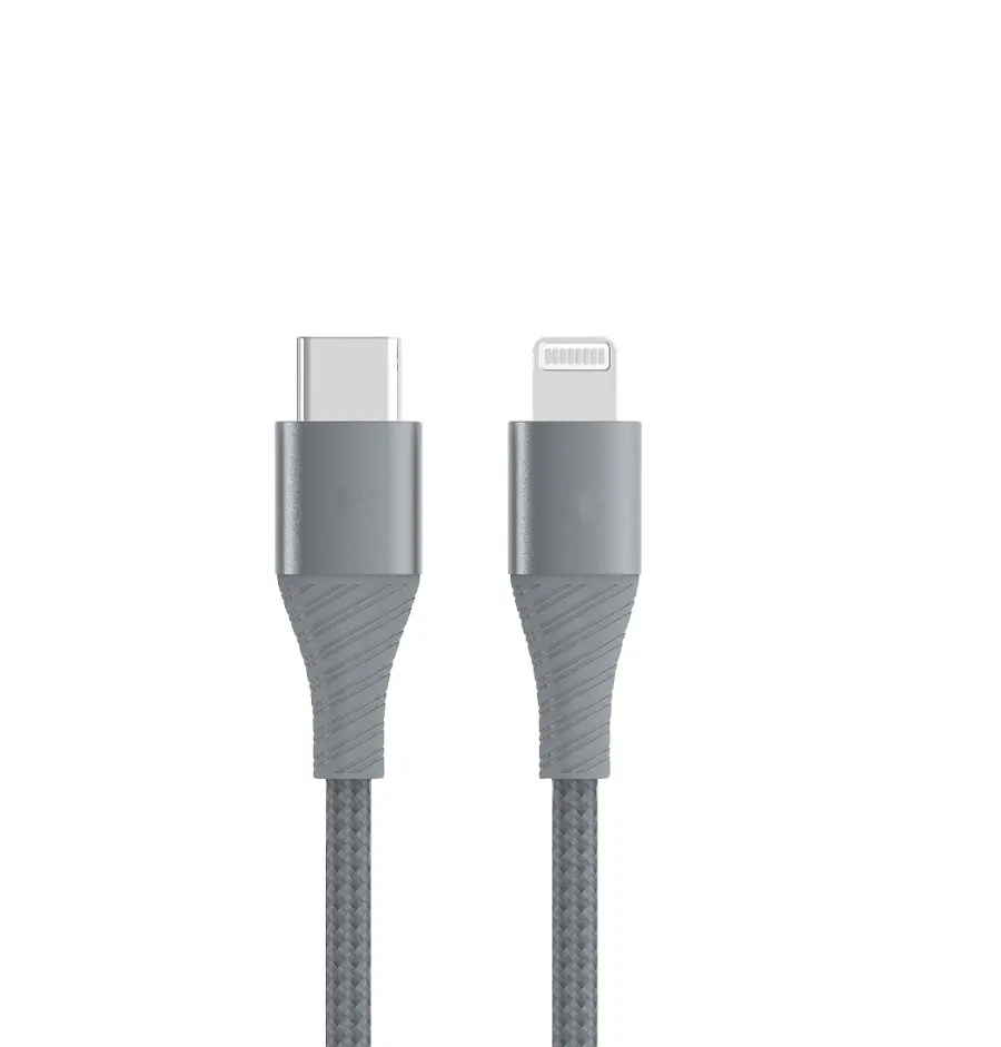 חם מכירות MFI מוסמך טייוואן + קלוע USB 1.2M CM ל-USB כבל