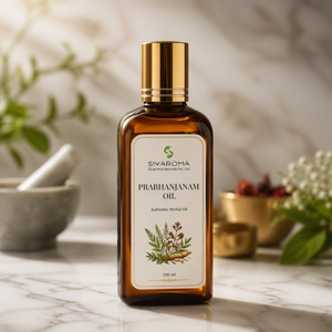 Premium Prabanjanam Oil Crafted for Global Bulk Supply with Traditional Herbal Aroma and Consistent Quality Standards for Export - Product Image 1