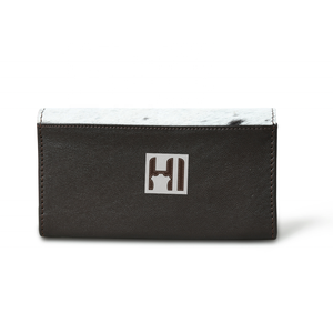 Cartera de cuero con pelo de vaca para mujer, estilo occidental, con protección RFID. - Product Image 4