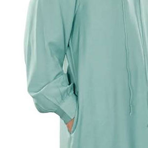 เสื้อคลุมแบบดั้งเดิมของผู้ชายกาตาร์และโอมาน คุณภาพดีที่สุด ผ้าโพลีเอสเตอร์ ยาวคลุมเท้า ระบายอากาศได้ดี น้ำหนักเบา - Product Image 5