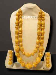 สร้อยคอเพชรทรงอินฟินิตี้แบบหนามเตย ชุบทอง 6 กรัม สำหรับงานหมั้น งานแต่งงาน ของขวัญสำหรับผู้หญิงชาวแอฟริกัน แบรนด์ AWAIS HOUSE สไตล์ฮิปฮอป - Product Image 2