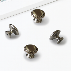 Poignée de tiroir en alliage de zinc avec bordure en corde, contemporaine, durable, écologique, installation facile, quincaillerie pour chambre, armoire, salle de bain - Product Image 2