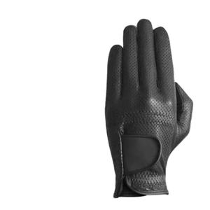 Gants de golf en cuir 100% de qualité supérieure pour hommes, cabretta perforé pour gauchers, équipement de sport, couleur noire - Product Image 1