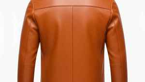 Chaqueta de Cuero Larga Estilo Casual Urbano para Hombre OEM con Cuello Textil, Proveedor de Fábrica Personalizado, Chaqueta de Cuero Cálida al por Mayor - Product Image 6