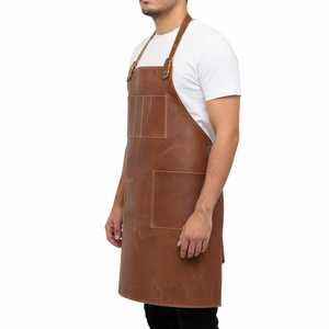 Minimalist Leather Apron Sleek Design Protection Smell Proof Multi-Function Durable Construction for Modern Professionals - Product Image 6