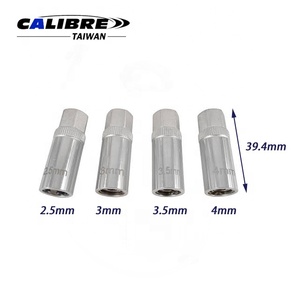 TAIWAN CALIBRE 4pc 1/4" Industrial & DIY Grade CRV Material OEM Socket <b>Extractor</b> Set for Broken Stud & Stripped <b>Nut</b> Removal - Product Image 3