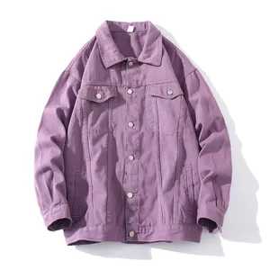 Blouson en jean en toile pour homme, nouvelle collection, très tendance, décontracté, classique, élastique, à capuche, hiver, avec logo frontal - Product Image 4