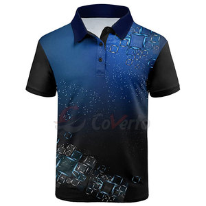 Polo respirant pour homme, logo personnalisé imprimé, polo élégant pour homme, en gros - Product Image 3
