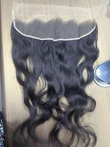 Extensiones de cabello Hd Frontals con diferentes texturas, tamaño 13*4, extensiones de cabello natural, colección de la mejor calidad a precio de mayoreo. - Product Image 2