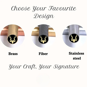 Custom Brass Mosaic Pin Antelope Pattern Stainless Steel Tube Decorative Mosaic Rod for <b>Knife</b> Handle DIY <b>Craft</b> OEM ODM Wholesale - Product Image 6