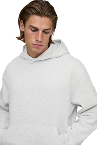 Modern Casual Pullover Adjustable Hood Kangaroo Pocket Ribbed Hem Relaxed Silhouette <b>Long</b> Sleeve Stylish <b>Oversized</b> Men <b>Hoodie</b> - Product Image 3