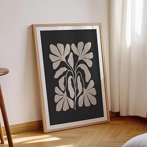 Cadre mural flottant en bois massif, style musée d'art, fait main, design vintage moderne - Product Image 3