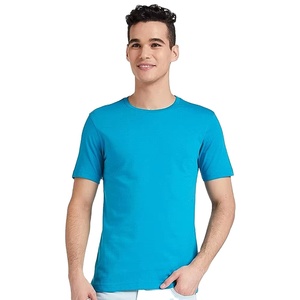 Camiseta Casual de Verano de Algodón/Seda Suave Premium con Cuello Redondo, Antipilling, Ajuste Regular y Logo Frontal - Proveedor Mayorista - Product Image 1