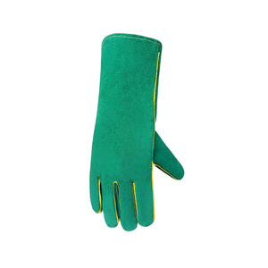 Gants de soudure en cuir de qualité supérieure à prix abordable pour travaux de sécurité, fabriqués en usine au Pakistan, fournisseur de produits industriels - Product Image 2