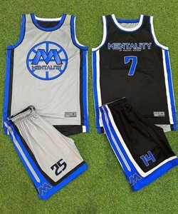 Réduction promotionnelle : 2 maillots de basket-ball en vente, personnalisés, durables, réversibles, en stock, maillots de basket-ball pour hommes - Product Image 5