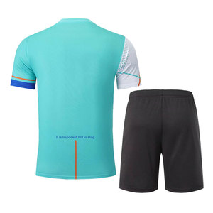Uniforme de Bádminton de Color Sólido Transpirable de Alta Calidad, 100% Poliéster, Ropa Deportiva para Equipos con Colores y Tallas Personalizables - Product Image 2