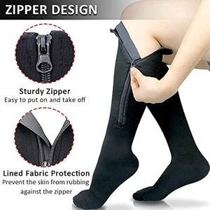 Knee High <b>Compression</b> <b>Socks</b> Graduated 20-30mmHg Breathable Spandex Polyester Adult Women Men Casual Daily Wear Spring - Product Image 6