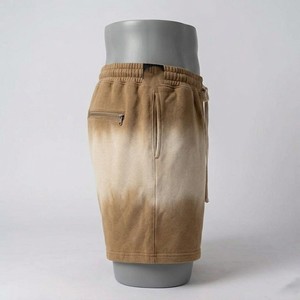 Pantalones Cortos de Verano para Hombre con Logotipo Personalizado, Tono Arena, Lavado, Color Tierra, Cintura Elástica con Cordón, Estilo Relajado, Urbano - Product Image 2