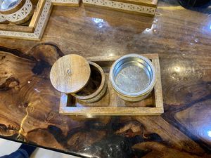 Sandalwood Arabic <b>Incense</b> Burner Set Bakhoor Holder Tray-Eco-Friendly Religious Home Fragrance for <b>Cone</b> <b>Incense</b> Ramadan Decor - Product Image 4