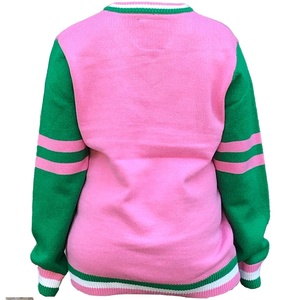 University custom made high quality new style <b>v</b> neck unisex sweatshirt with custom logo and colour sleeve - Product Image 6