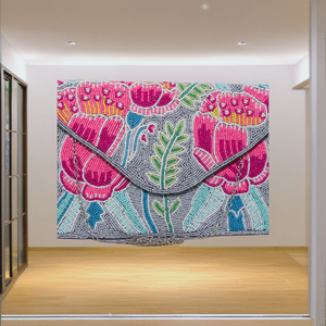 Nouveau Sac à Main Perlé Fait Main 2025 avec Franges, Personnalisable, Imprimé en Letterpress, Fermeture Éclair, Doux, Magnifique, Coloré – Vente en Gros - Product Image 4