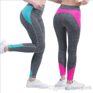 Leggings de compresión de cintura alta con bolsillos, transpirables, elásticos, sin costuras, para gimnasio, correr, pilates - Product Image 3