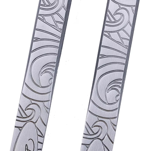 Pinzas de Acero Inoxidable de Colores Personalizadas al por Mayor para Extensión de Pestañas, Pinzas de Volumen con Forma Personalizada y Marca Privada - Product Image 3