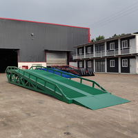 Équipement de déchargement de conteneurs hydrauliques/rampes de quai de chargement mobiles pour conteneurs de chariots élévateurs