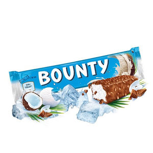 Barres de chocolat au lait et à la noix de coco Bountyy 57g avec certification végétarienne adaptée aux consommateurs à base de plantes, distribution en gros - Product Image 2
