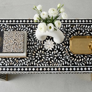 Table console en nacre de haute qualité, design personnalisé, décoration, meubles pour la maison, taille sur mesure - Product Image 6