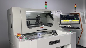 เครื่องถอดแผงวงจรพิมพ์รุ่น GAM320A ใหม่ ตัดได้อย่างมีประสิทธิภาพ พร้อมชิ้นส่วนแกนกลาง มอเตอร์ PLC สำหรับโรงงานผลิต รับประกัน 1 ปี GENITEC TW - Product Image 4
