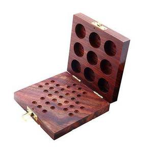 Jeu de tic-tac-toe en bois, pièces OX, artisanat naturel, jeu en bois abordable, tic-tac-toe simple, jouet artisanal naturel - Product Image 1