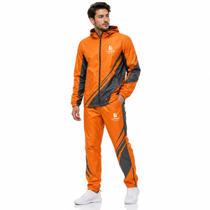 Custom <b>Waterproof</b> Hooded Rain Suit Windproof Jacket & Pants <b>Set</b> Lightweight Outdoor Rainwear for Hiking Camping Fishing & Travel - Product Image 1