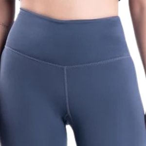 Pantalon évasé taille haute bleu acier pour femme, coupe slim extensible, style bootcut, longueur complète, décontracté, legging de yoga, mode - Product Image 2