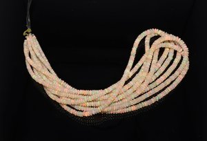Natural Flashy Ethiopian <b>Opal</b> Rondelle Beads 3-5 MM Welo <b>Opal</b> Gemstone Rondelle Beads 18 Inch Natural Ethiopian <b>Opal</b> Jewelry - Product Image 2