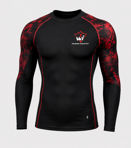 Camiseta de Compresión de Manga Larga Personalizada para Hombre, Ropa Deportiva para Guardias de Seguridad y Entrenamiento Físico con Diseño Sublimado - Product Image 1