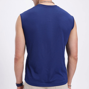 Camiseta sin mangas para hombre, camiseta sin mangas para entrenamiento profesional, tela transpirable que absorbe la humedad, ajuste atlético cómodo para gimnasio - Product Image 2