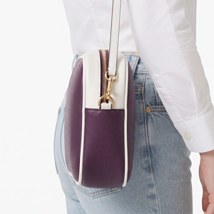 Women Leather Shoulder Bag <b>with</b> Zipper Female Adjustable Leather Sling <b>Purse</b> Ladies Leather Messenger Bag <b>With</b> Front <b>Zip</b> Pocket - Product Image 2