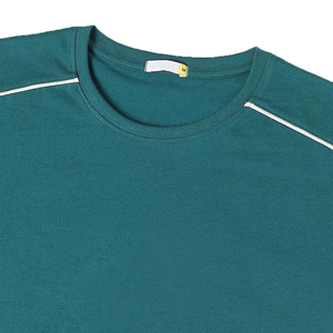 เสื้อยืดผู้ชายคอกลมทรงโอเวอร์ไซส์ แขนสั้น คุณภาพสูง ผ้าฝ้าย 100% สีพื้น ไม่หด ไม่ยับ เหมาะสำหรับฤดูร้อน - Product Image 5