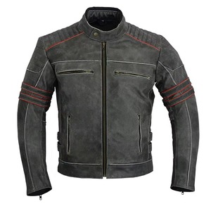 Wholesale Men's Fashion Design New Arrival Canvas Quilted <b>Jacket</b> Premium Quality Windproof Hooded Winter Moto & Biker Style - Product Image 6