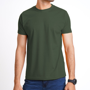 เสื้อยืดแขนสั้นลำลองผู้ชายขายดี คอลเลคชั่นใหม่สำหรับผู้ใหญ่ ขายส่ง ผ้าถัก 100% คอตตอน ระบายอากาศได้ดี แห้งเร็ว - Product Image 1