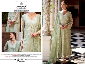 Ropa tradicional india Elegante y de aspecto simple Estilo indio pakistaní Salwar Kameez Listo hecho a precios al por mayor - Product Image 5