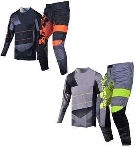 Ensembles d'uniformes de motocross en polyester par sublimation, conception personnalisée, deux pièces, grande taille, combinaison de course, vêtements de sport, service OEM - Product Image 5