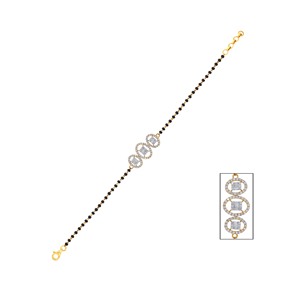 GLEAMORA ENTERPRISE Yellow Gold Lab Grown Diamond Fancy Round Brilliant Cut Classic Floral 18K Women's <b>Bangle</b> <b>Bracelet</b> - Product Image 1