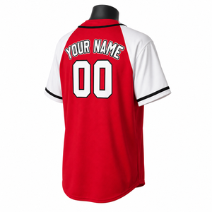 Maillot de baseball à six boutons, marque privée, avec impression en relief, pour les détaillants de vêtements de sport - Product Image 4