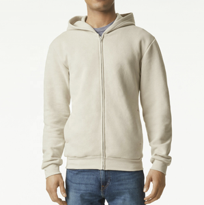 Unisex Zip-Up Fleece <b>Sweatshirt</b> High Quality Cropped Hoodie Boxy Drop Shoulder Design Streetwear Print for Men Women for Winter - Product Image 3