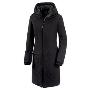 Abrigo Largo de Invierno para Mujer, Resistente, para Montar a Caballo, Ropa Exterior Ecuestre, Impermeable, Cortavientos, Cálido, Transpirable, de Nailon, Estilo Vintage - Product Image 1