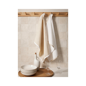 2024 Cheap Wholesale Stripes Kitchen Tea Towels Featuring Custom Golf Soft Cotton 16x27 Inches 230 Gsm Ideal for Every Kitchen - Product Image 2